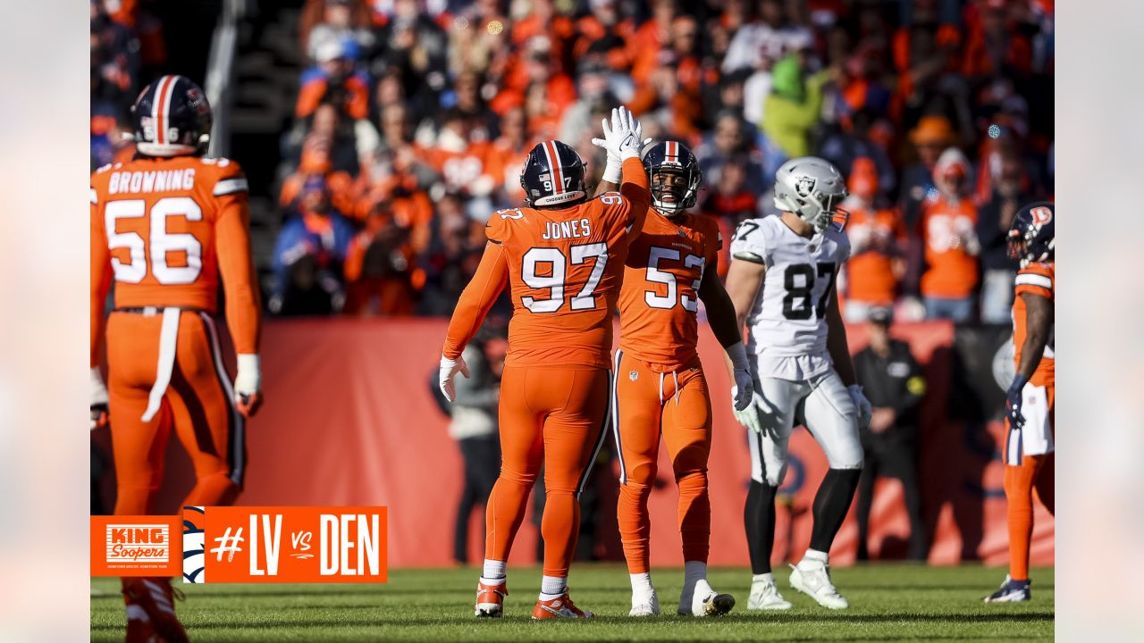 Denver Broncos' Montrell Washington during an NFL football game against the  Las Vegas Raiders in Denver, Sunday, Nov. 20, 2022. (AP Photo/Jack Dempsey  Stock Photo - Alamy