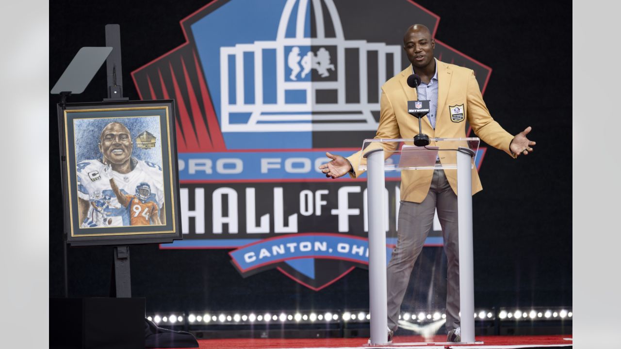 In Pro Football Hall of Fame enshrinement speech, DeMarcus Ware