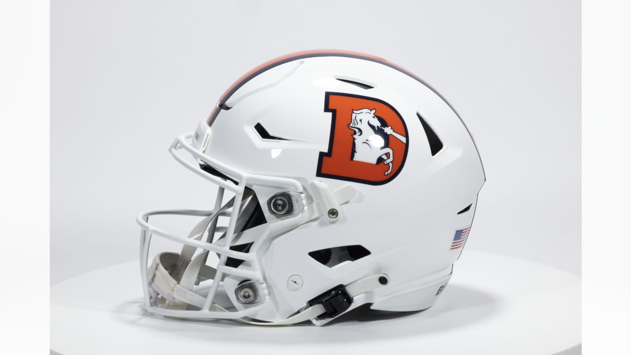 Denver Broncos reveal all-white 'snowcapped' alternate helmet