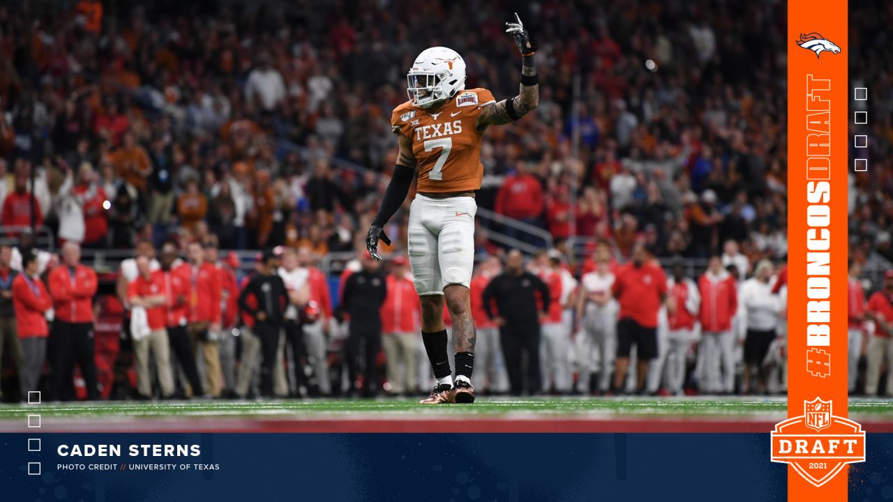 Broncos are selecting Texas S Caden Sterns with the 152nd overall pick.