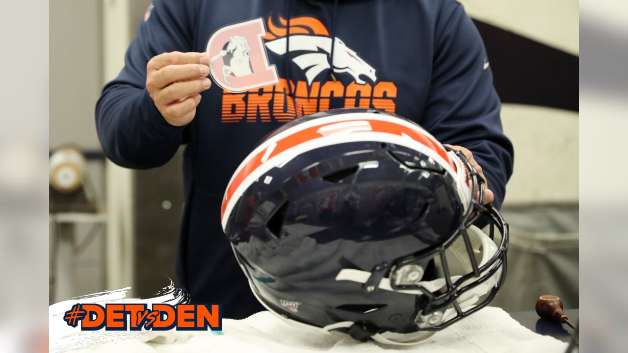 Broncos Unveil Color Rush Helmets