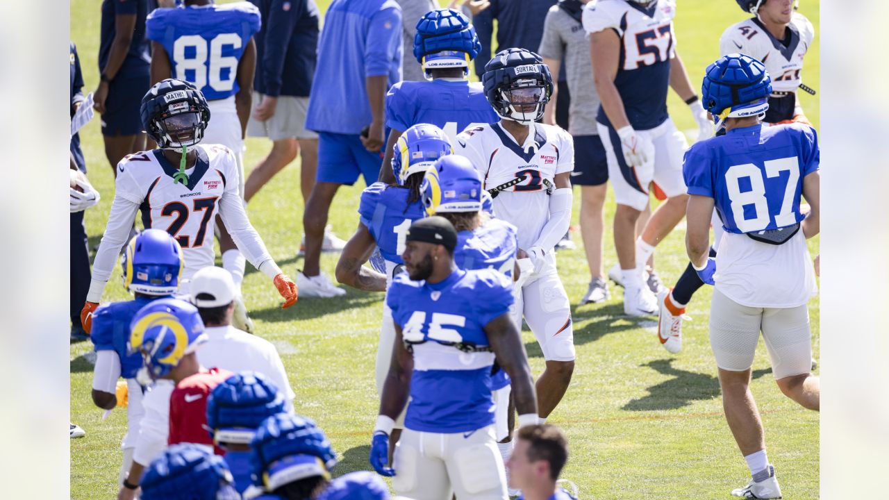 PRACTICE PHOTOS: Rams welcomed by the Broncos for first joint practice in  Denver