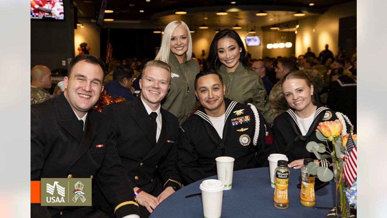 Photos: Broncos welcome military service members for 2022 Salute to Service  game