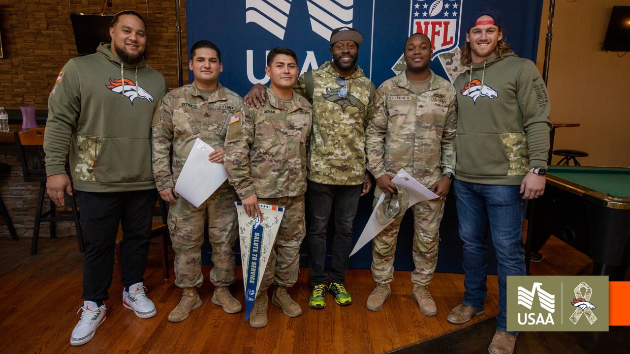 Raiders Host Local Military for USAA's Salute to Service NFL Boot Camp