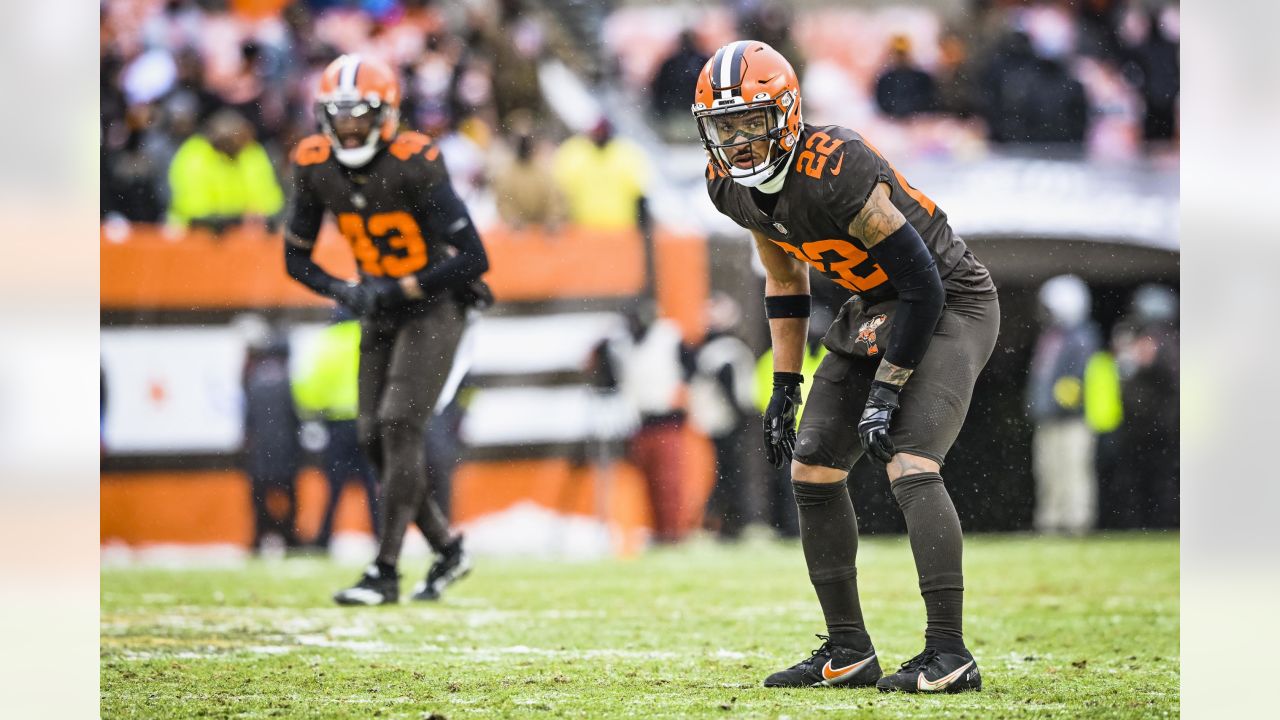 Grant Delpit Cleveland Browns Game-Used #22 Brown Jersey vs. New Orleans  Saints on December 24 2022