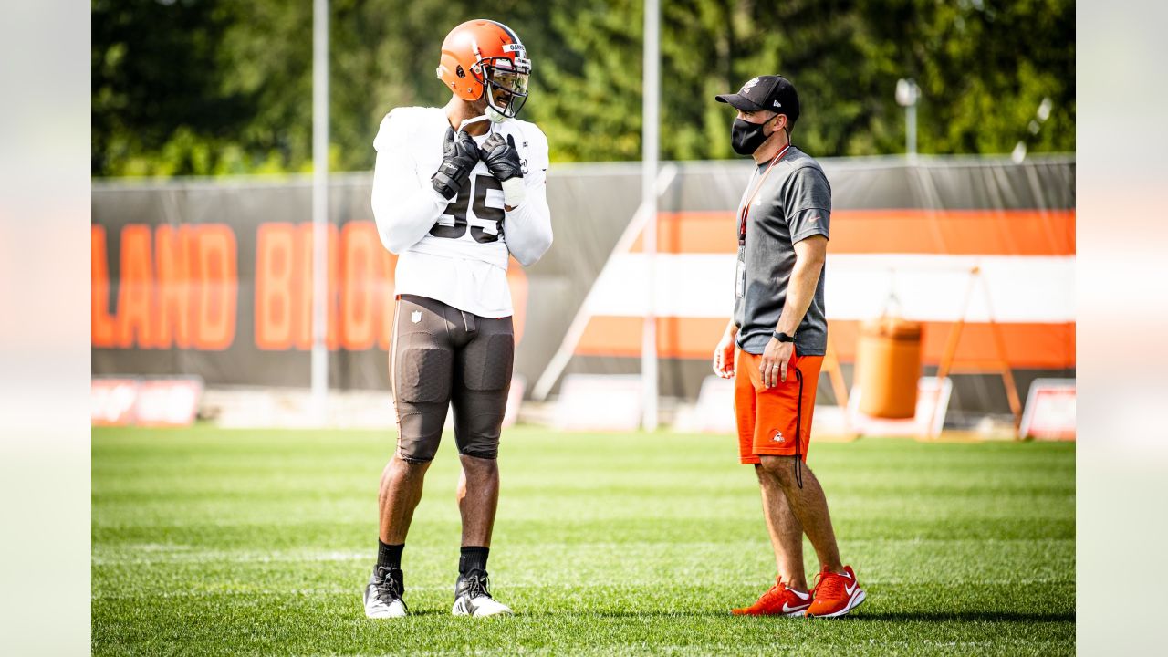 Johnny Stanton Cleveland Browns Practice-Used #43 White Jersey from the  2020 NFL Season - Size 42+2