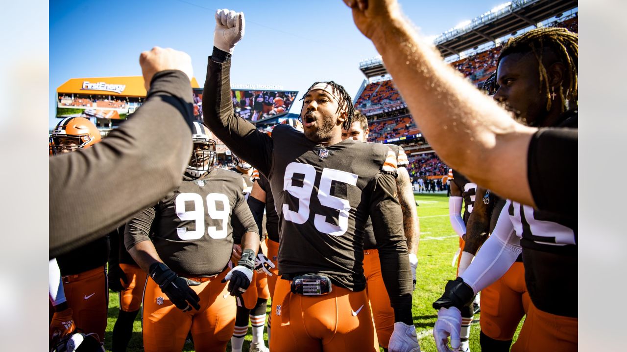 Cleveland Browns defensive end Myles Garrett is ready to attend OTAs