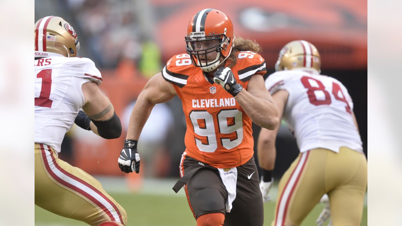 Cleveland Browns outside linebacker Paul Kruger during an NFL