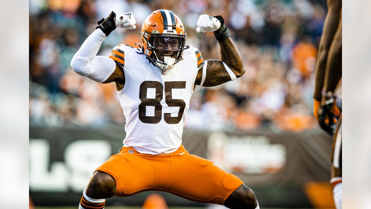 David Njoku Rookie NFL 2017 Cleveland Browns Editorial Photo