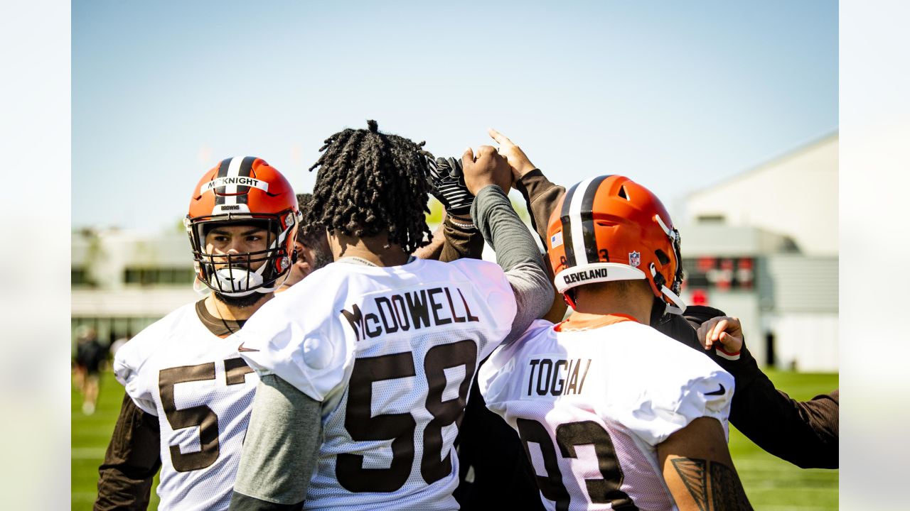 Cleveland Browns on X: Our first five picks' jersey numbers for rookie  minicamp 