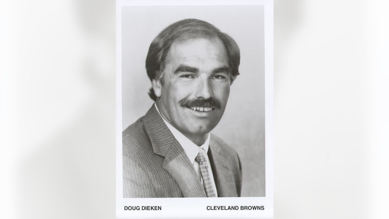 Cleveland Browns radio announcers Jim Donovan and Doug Dieken