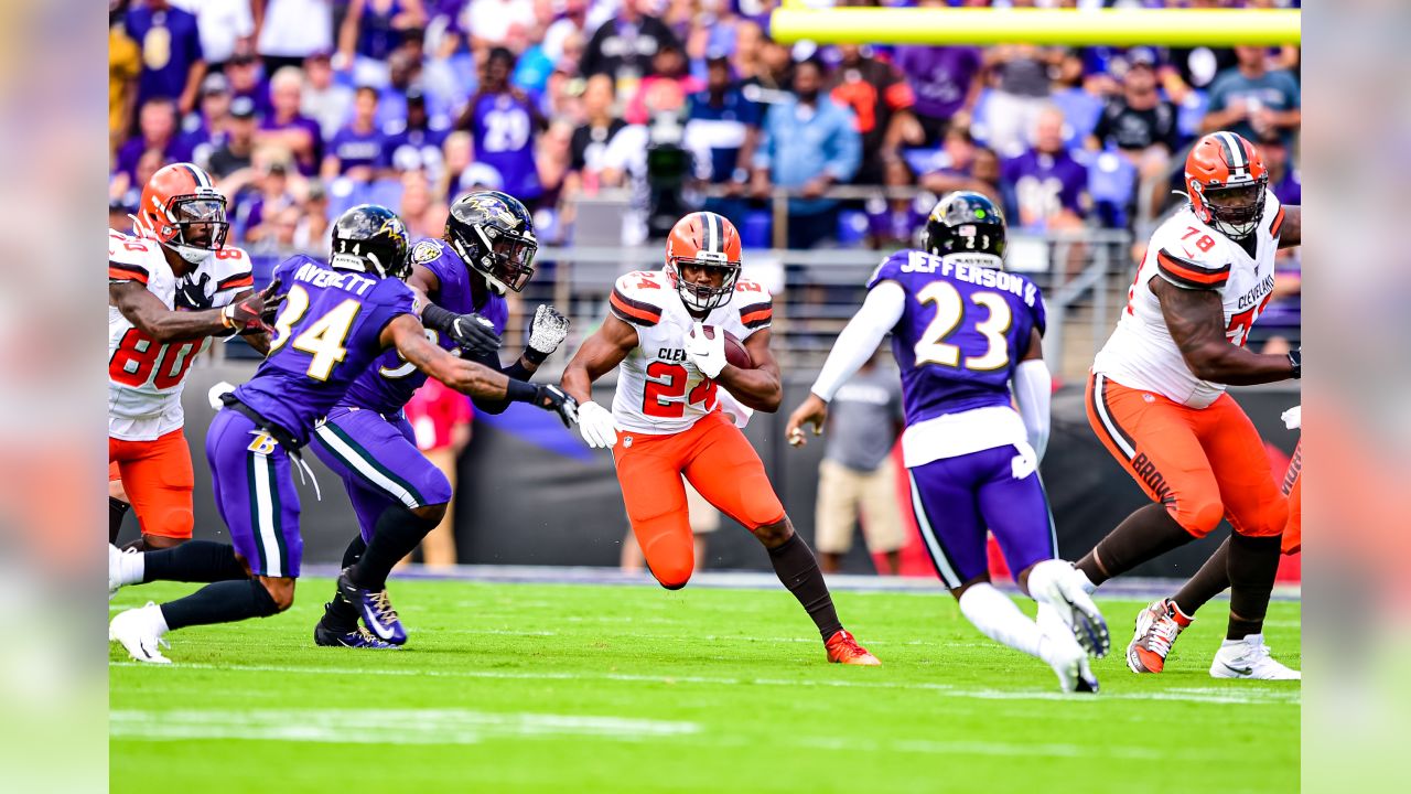 WATCH: Browns score first as Nick Chubb caps off drive vs. Ravens