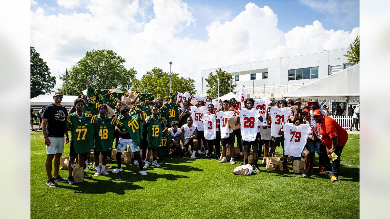 Cleveland Browns surprise Glenville and John Hay high school