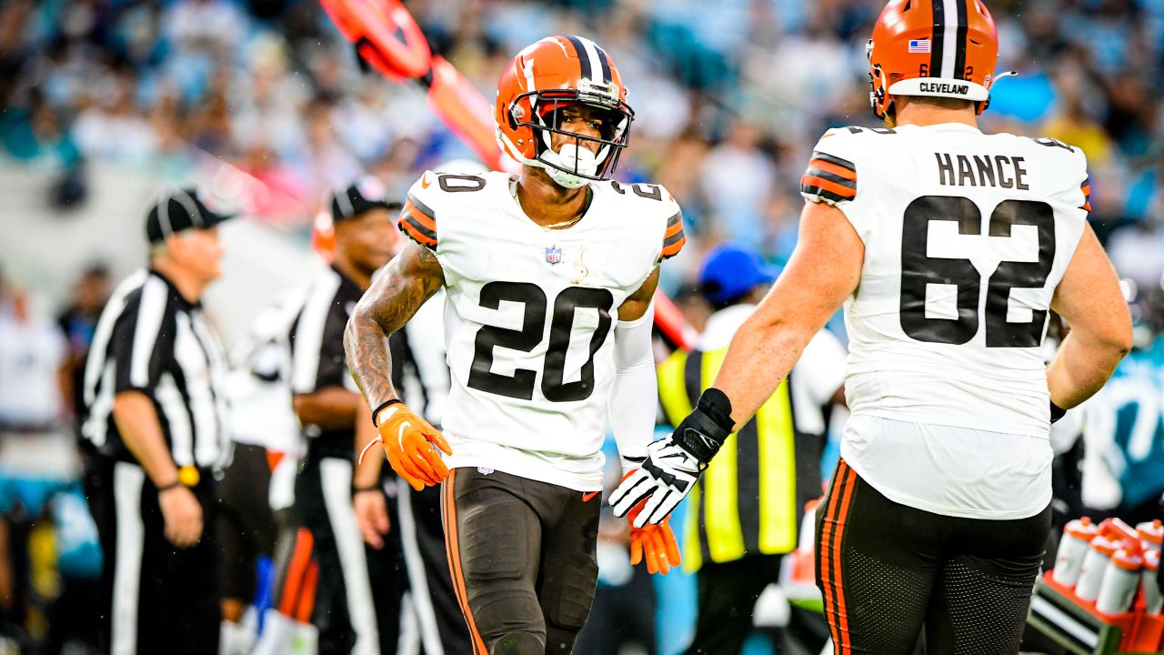 Jeremiah Owusu-Koramoah speaking with the media following the preseason win  in Jacksonville, Our rookies showcased their talents in Jacksonville and  JOK exemplifies the work they put in each day. #Browns