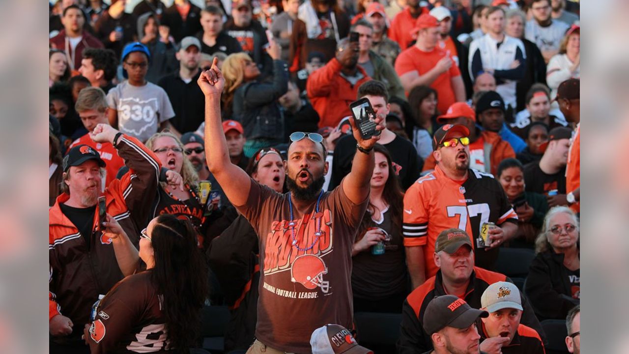 Browns fan Prisby part of NFL tailgate show 