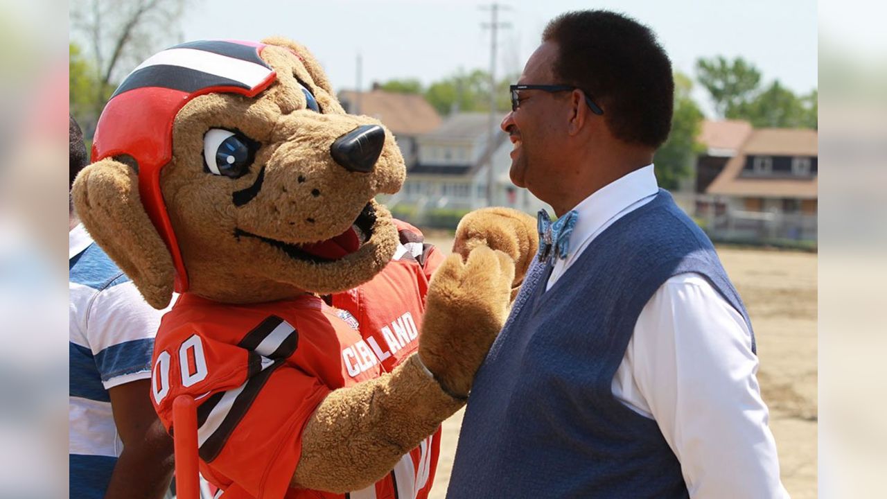 Browns break ground at John Adams HS: 'This field will unite the