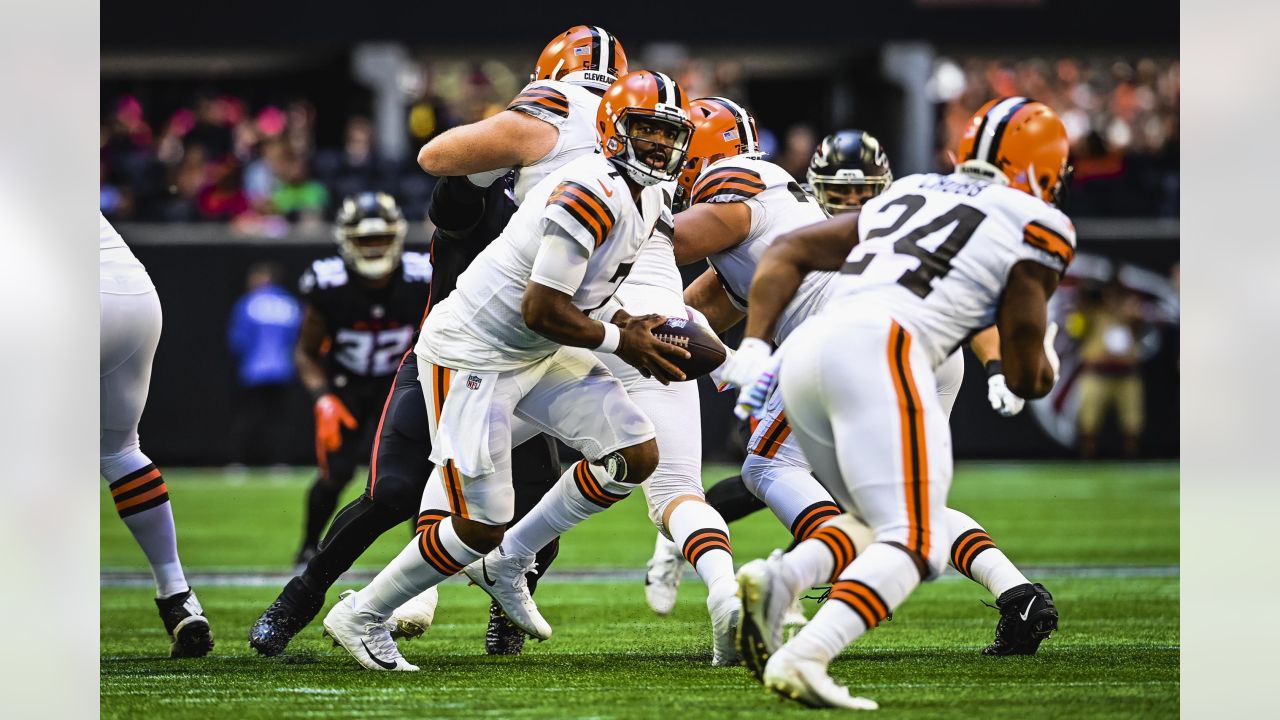 Cleveland Browns cornerback Martin Emerson Jr. (23) is shown during an NFL  football game against the Atlanta Falcons, Sunday, Oct. 2, 2022, in  Atlanta. (AP Photo/John Amis Stock Photo - Alamy