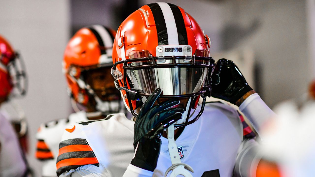 Cincinnati Bengals new NFL football uniforms are displayed in the team store  at Paul Brown Stadium in Cincinnati, Monday, April 19, 2021. (AP  Photo/Aaron Doster Stock Photo - Alamy