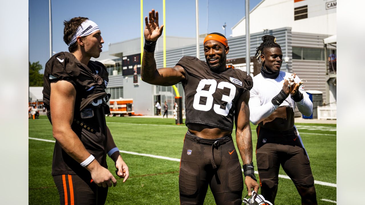 What happened at Browns training camp Aug. 27: Practice shortened