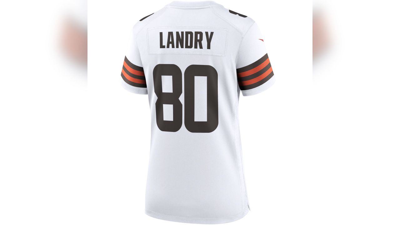 Cleveland Browns new logo custom white Jersey - BTF Store