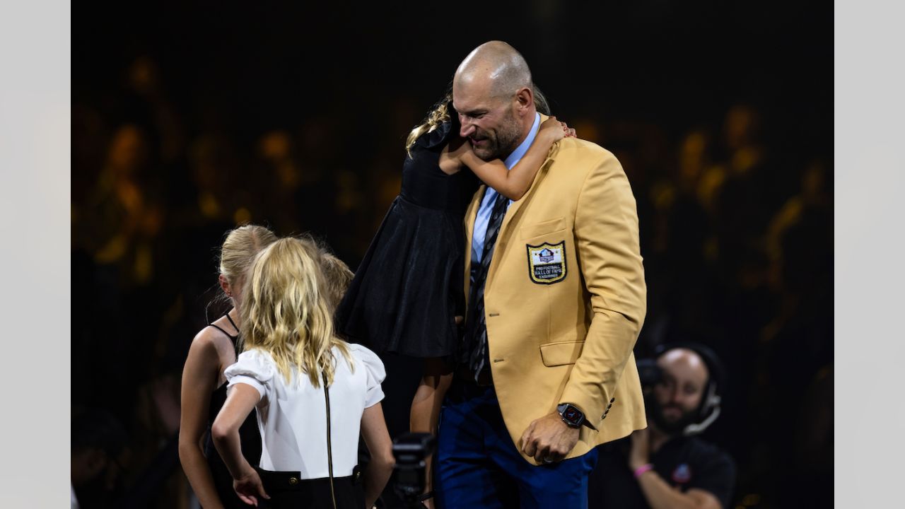 Pro Football Hall of Famer Joe Thomas at Gold Jacket Dinner in Canton