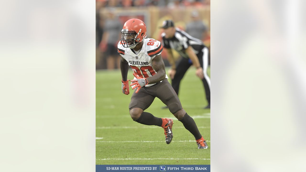 Cleveland Browns wide receiver Paul Hubbard during a preseason NFL