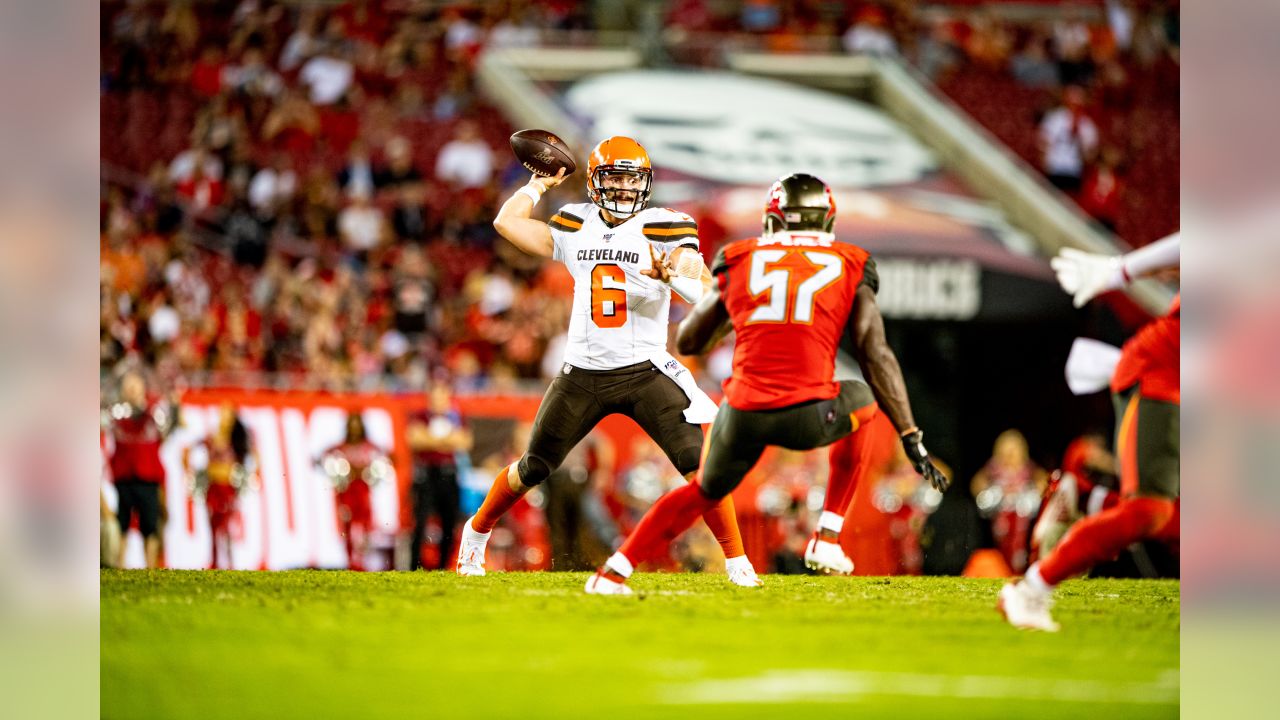 The Browns welcome the Tampa Bay Buccaneers to Cleveland