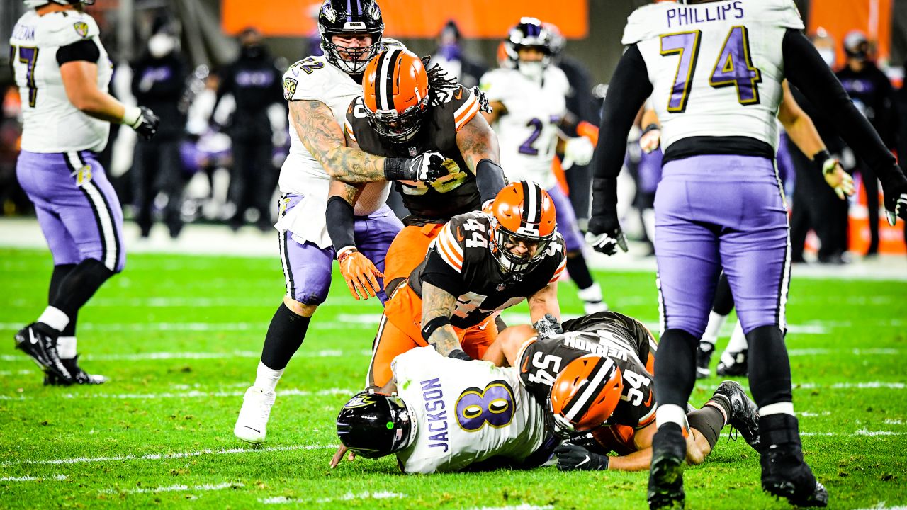 Baltimore Ravens at Cleveland Browns, Monday Night Football, Week 14,  FirstEnergy Stadium, Lamar Jackson