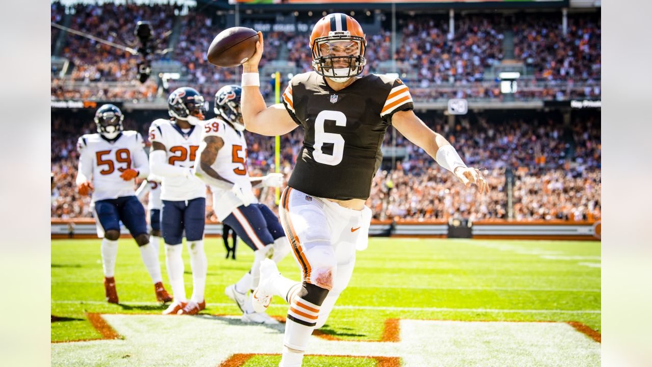 Baker Mayfield Cleveland Browns Framed 15 x 17 Impact Player Collage with  a Piece of Game-Used Football - Limited Edition of 500