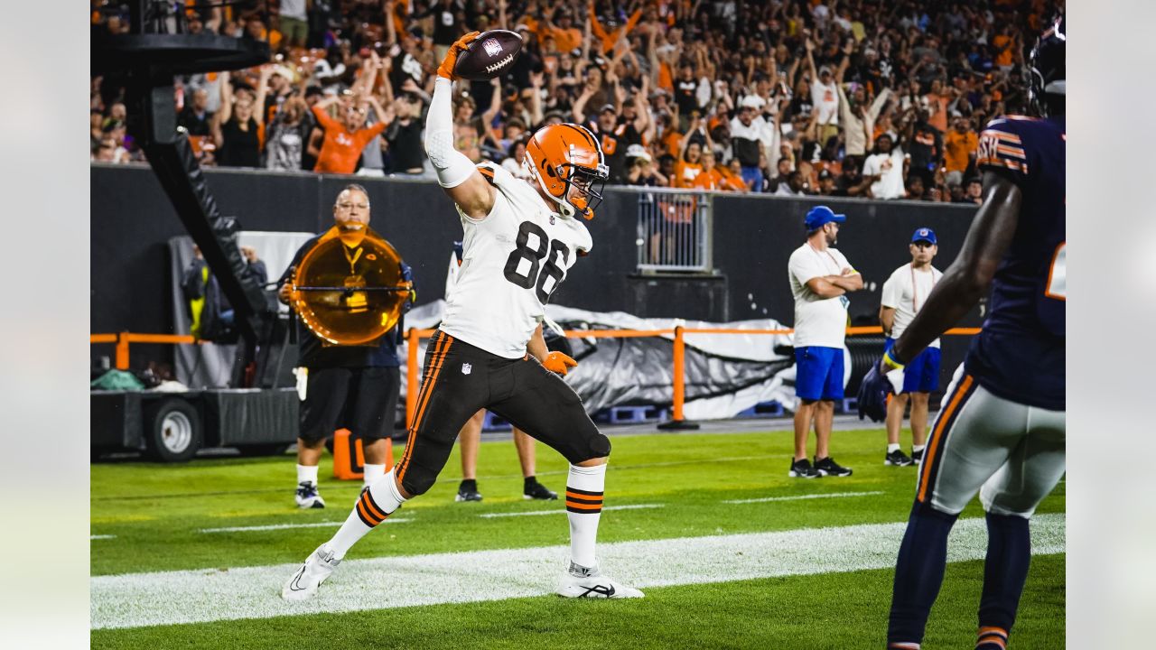 Cleveland Browns cornerback Martin Emerson Jr. (23) defends during an NFL  preseason football game against the Chicago Bears, Saturday, Aug. 27, 2022,  in Cleveland. The Bears won 21-20. (AP Photo/David Richard Stock Photo -  Alamy