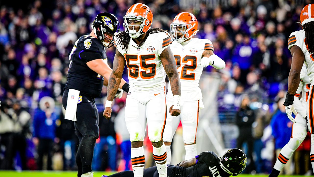 NFL 2021 Season - Week 12 - Cleveland Browns vs Baltimore Ravens