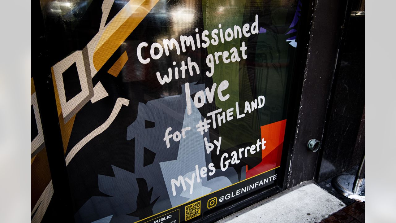 New #VoicesofCLE work commissioned by Browns' Myles Garrett