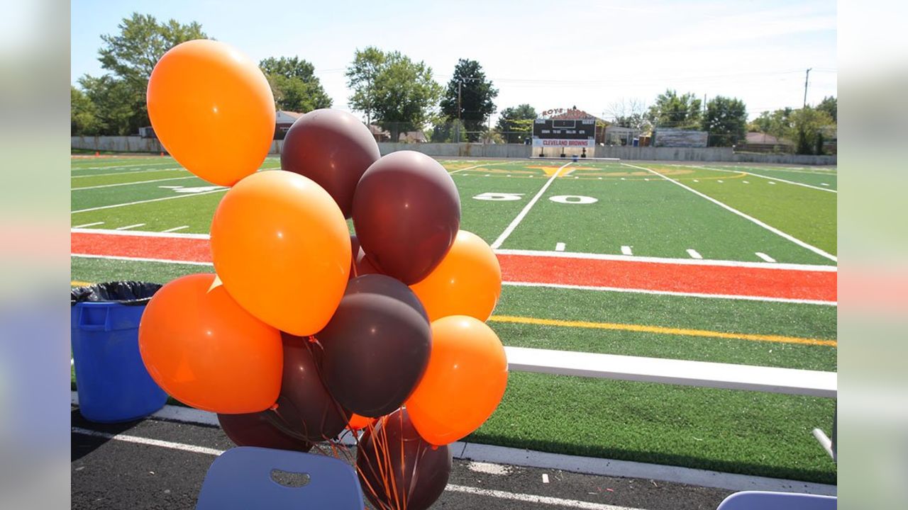 First of 5 refurbished Cleveland football fields opens at Roye Kidd Stadium