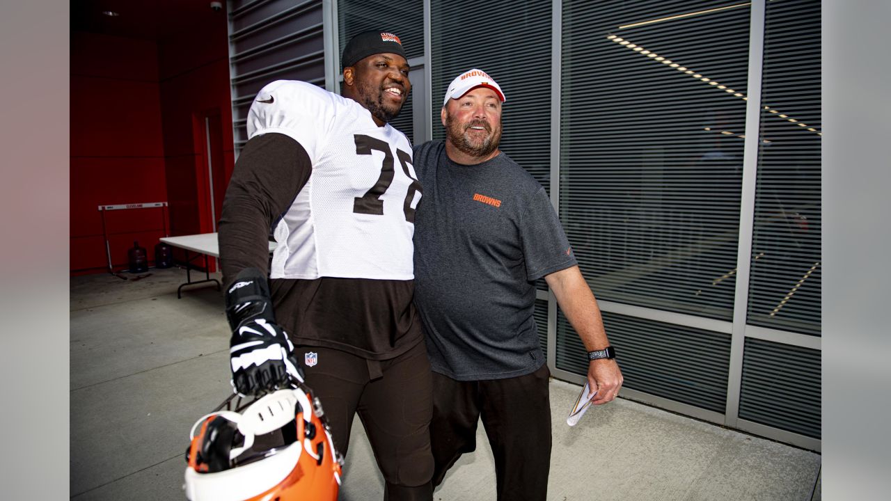 How did Freddie Kitchens' personal Browns gear end up on