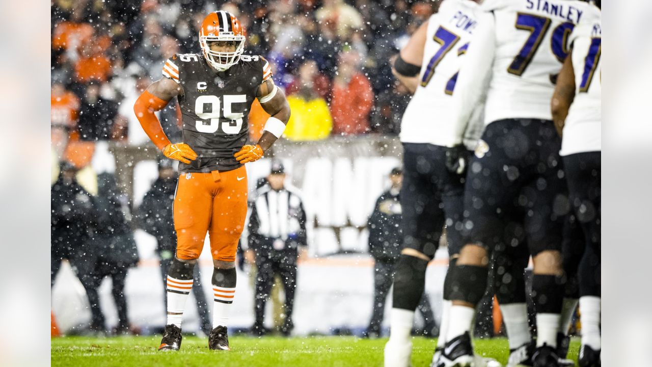 First Energy Stadium. 22nd Sep, 2022. Myles Garrett #95 during the