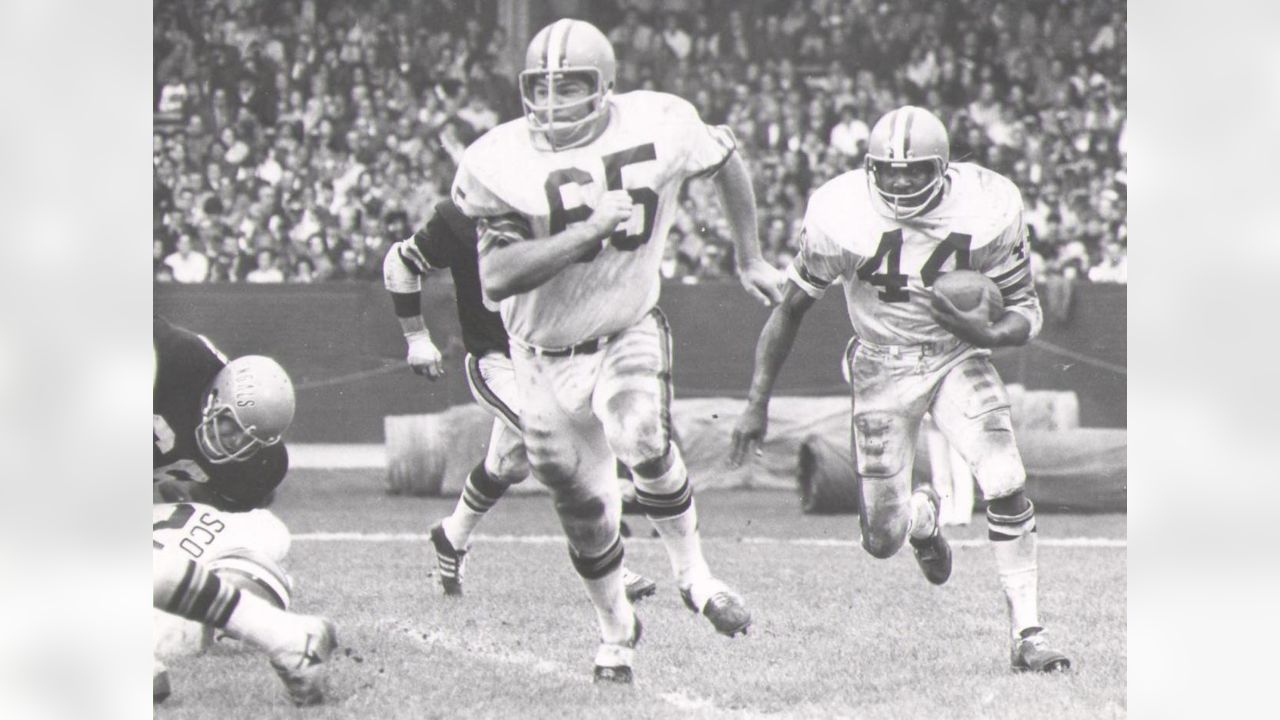 1968 Press Photo Leroy Kelly, Football's Cleveland Browns Running Back