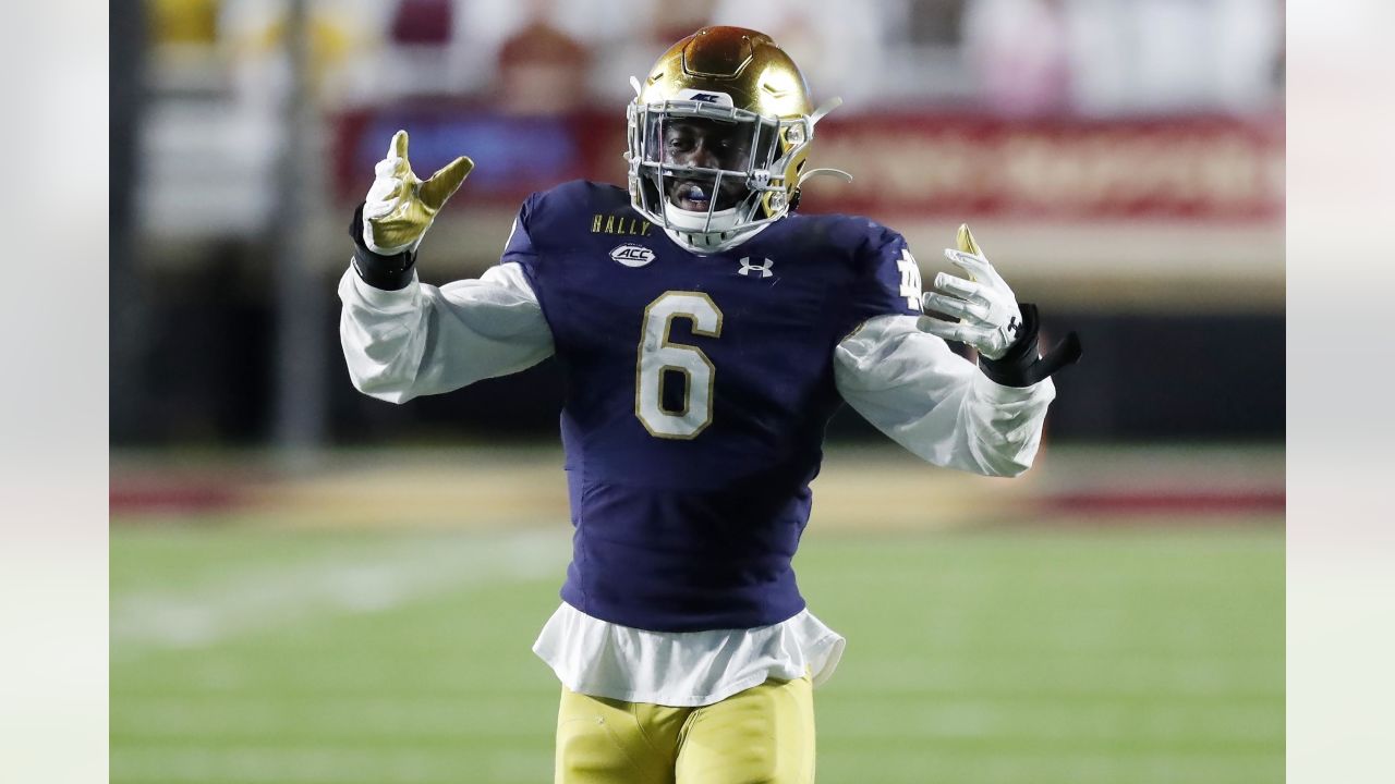 Loving it as Browns trade up for Notre Dame's Jeremiah Owusu-Koramoah –  Terry Pluto 