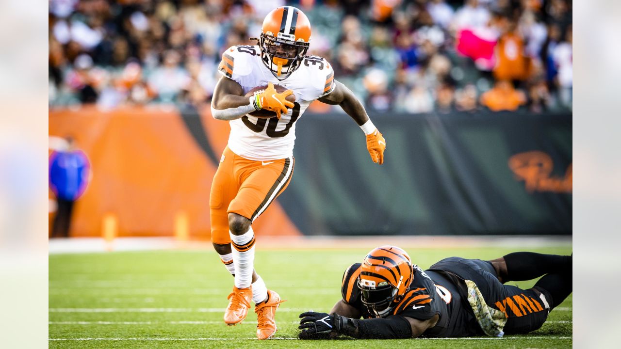 Cleveland Browns cornerback Denzel Ward vs. Cincinnati Bengals, November 7,  2021 