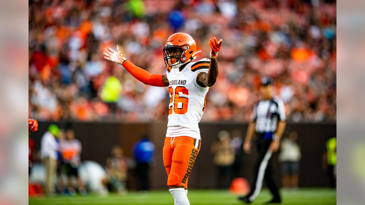 Browns mic'd up celebrating Damon Sheehy-Guiseppi's return TD