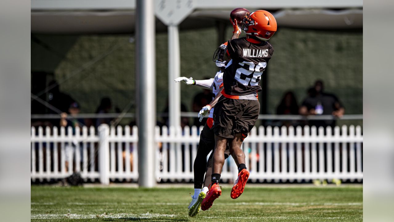 Denzel Ward, Greedy Williams, Kendall Lamm return to practice - Sports  Illustrated Cleveland Browns News, Analysis and More