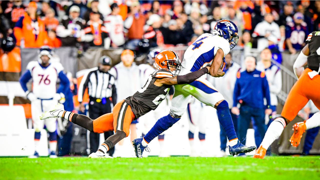 D'Ernest Johnson, making first NFL start, gouges Broncos for 146 yards in  Browns win