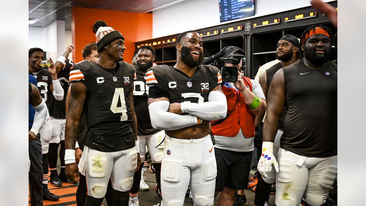 Photos: Postgame Celebrations against the Titans