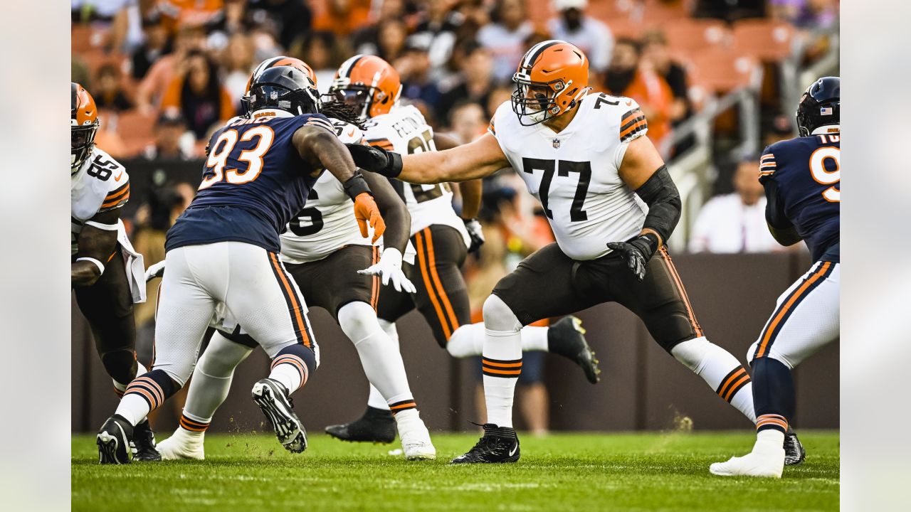 Cleveland Browns cornerback Martin Emerson Jr. (23) defends during an NFL  preseason football game against the Chicago Bears, Saturday, Aug. 27, 2022,  in Cleveland. The Bears won 21-20. (AP Photo/David Richard Stock Photo -  Alamy