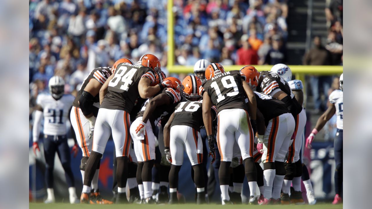 Cleveland Browns quarterback Charlie Whitehurst (15) looks to pass