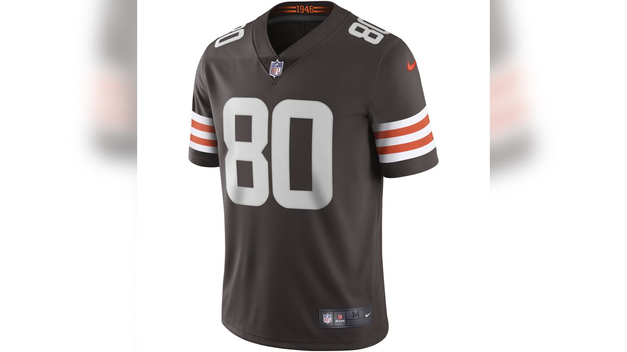 NFL_Jerseys Jersey Cleveland''Browns''Men #71 Jedrick Wills 13 Odell  Beckham Jr 85 David Njoku''NFL'' Custom Color Rush Limited Jersey 