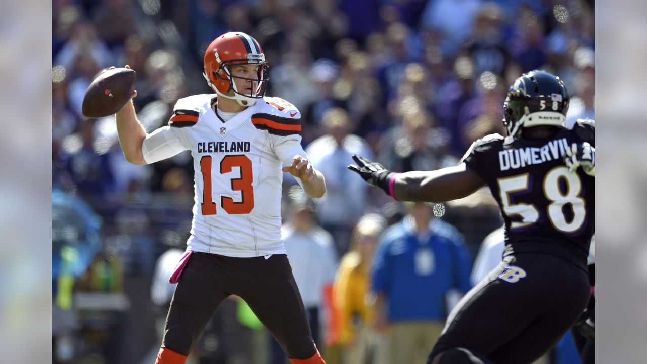 Jerseys worn by Josh McCown, Gary Barnidge vs. Ravens on display at Pro  Football Hall of Fame