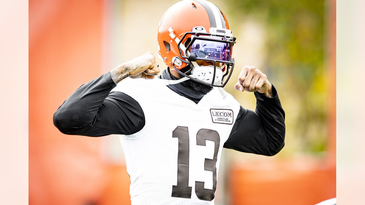 Odell Beckham Jr. misses Browns practice with reported 'hip injury'