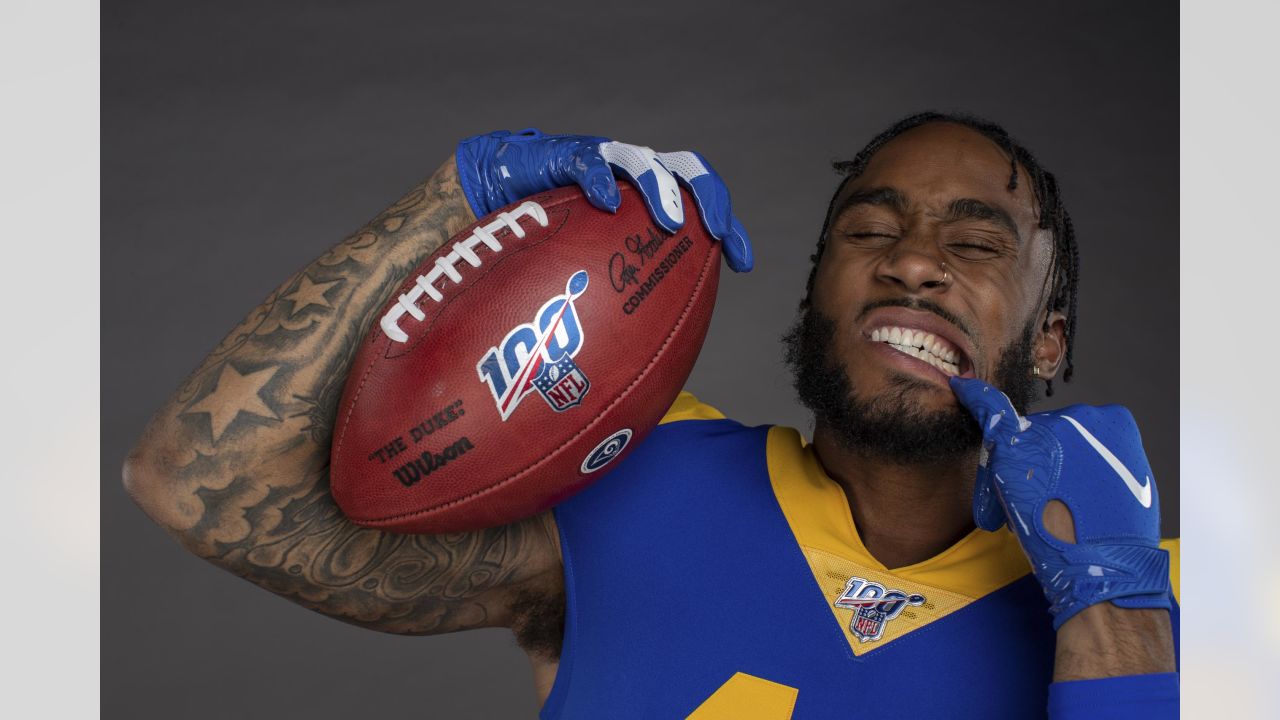 September 15, 2019 Los Angeles Rams strong safety John Johnson III #43 runs  onto the field before the NFL game between the Los Angeles Rams and the New  Orleans Saints at the