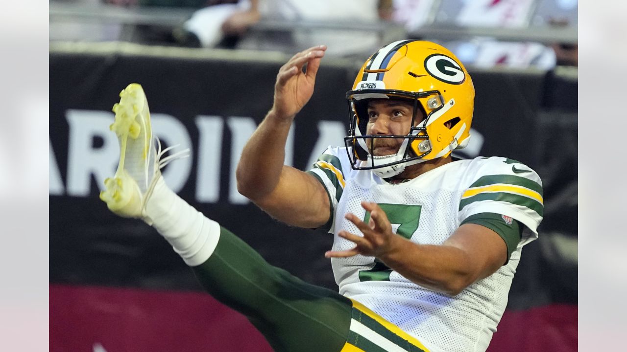 Packers punter, No. 7 Corey Bojorquez: Green Bay acquired him in trade