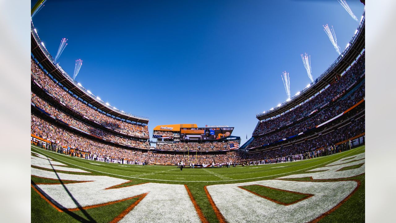 Cleveland Browns Panoramic Poster - FirstEnergy Stadium Decade